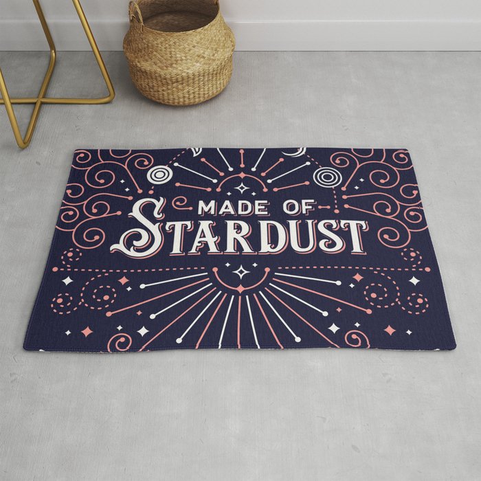 Stardust – Navy & Blush Palette Rug
