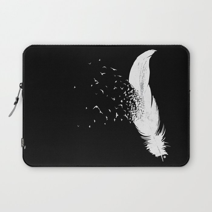 Birds of a Feather (Black) Laptop Sleeve