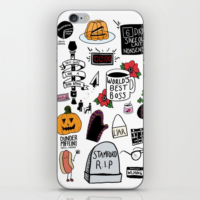 The Office doodles iPhone Skin