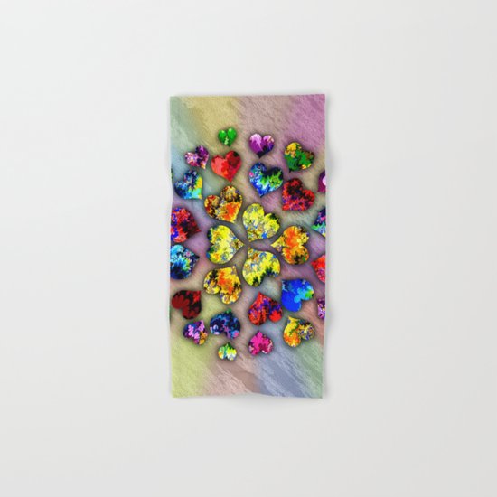heart beat II Hand & Bath Towel