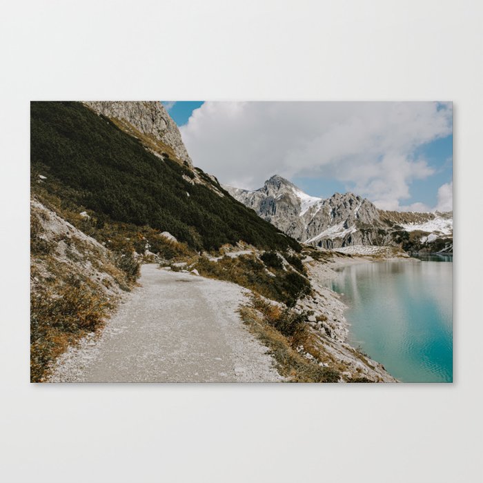 A walk in the Alps Canvas Print