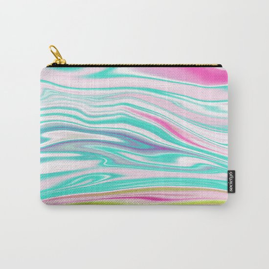 Iridescent Marble 12 Carry-All Pouch