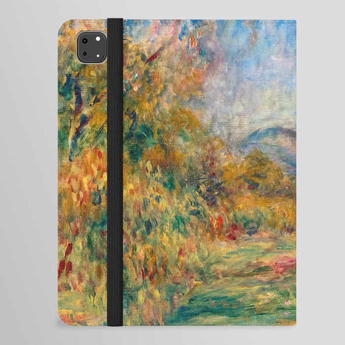 Landscape of Cagnes, 1910 by Pierre-Auguste Renoir iPad Folio Case