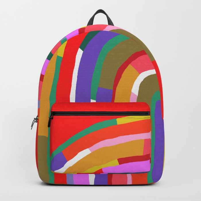 Banded Rainbow Backpack