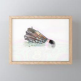 shuttlecock Framed Mini Art Print