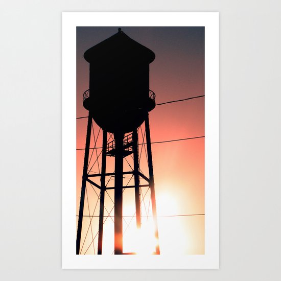 Water Tower Art Print