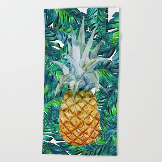 pineapple 2 Beach Towel