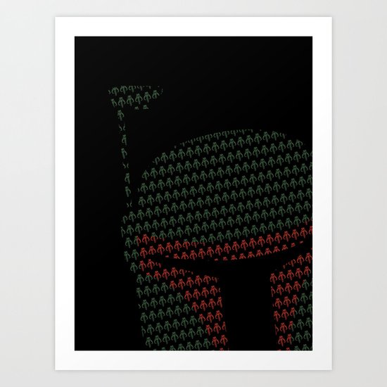 Peek-a-Boba Art Print