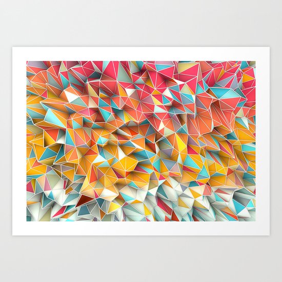 Kaos Summer Art Print