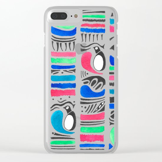 Penguin Tribe Clear iPhone Case