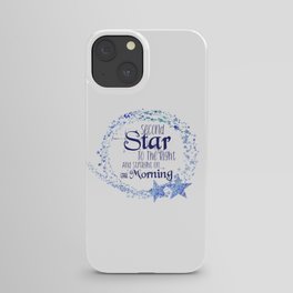Second Star to the Right & Straight on 'til Morning Peter Pan Quote iPhone Case