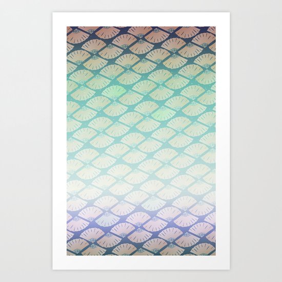Wind Pattern Art Print