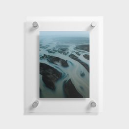 Mystic Riverbeds in Iceland – Landscape Photography Floating Acrylic Print