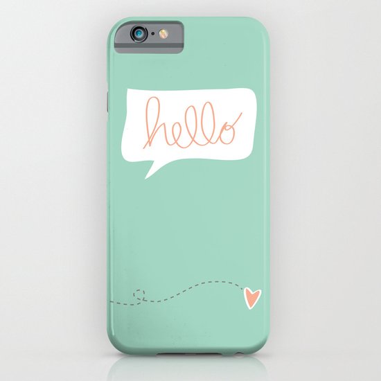 Hello Gorgeous Mint Green iPhone & iPod Case