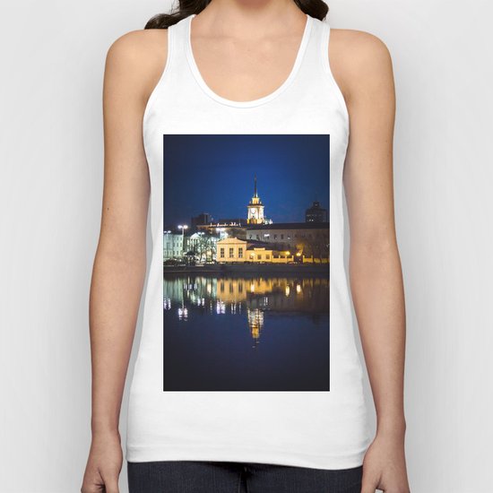 Night town Unisex Tank Top