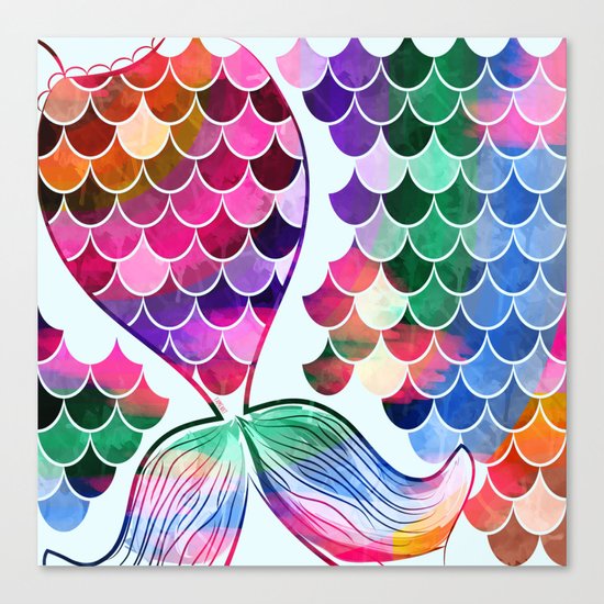 Mermaid Canvas Print
