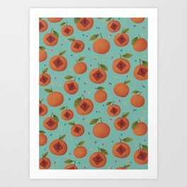 Lunar New Year - Mandarin Orange Art Print