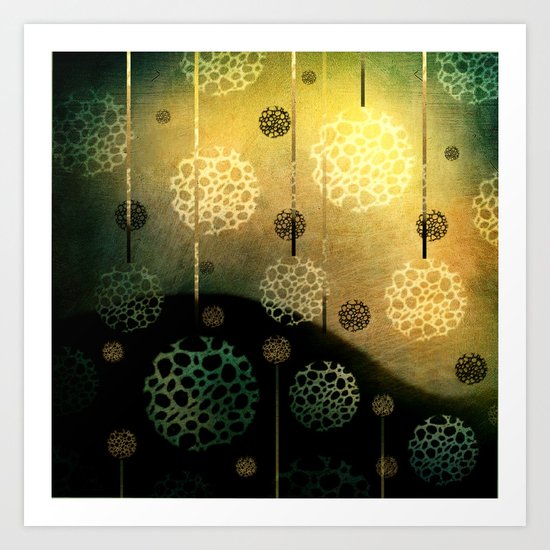 Lumiere Burlesque Art Print