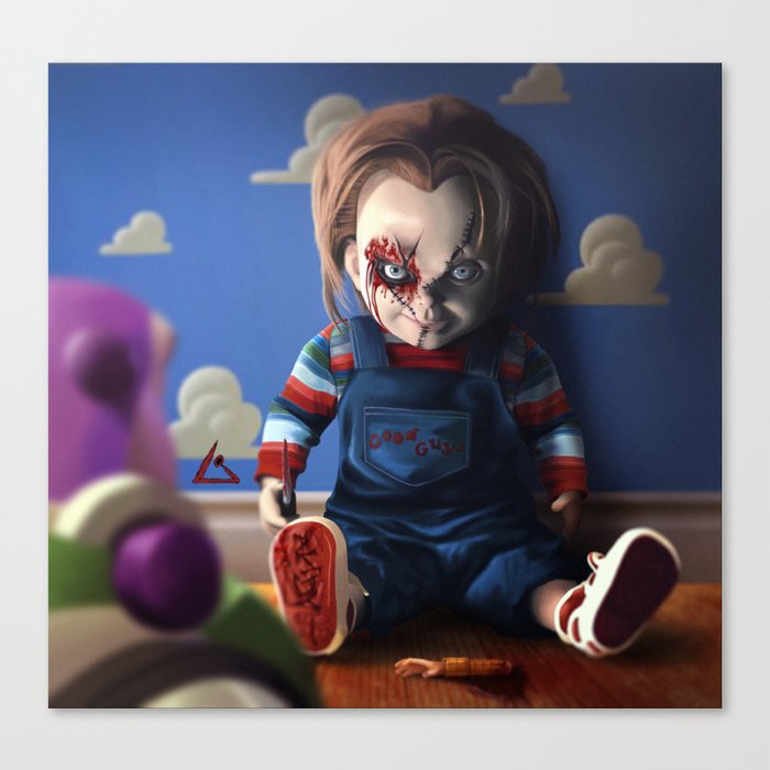 chucky canvas painting