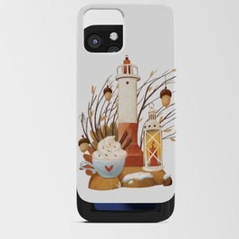 November lighthouse iPhone Card Case