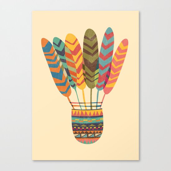 Rustic shuttlecock Canvas Print
