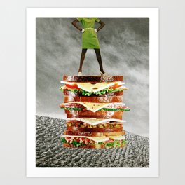 You Can Never Have Too Many Sandwiches 8x10 Art Print