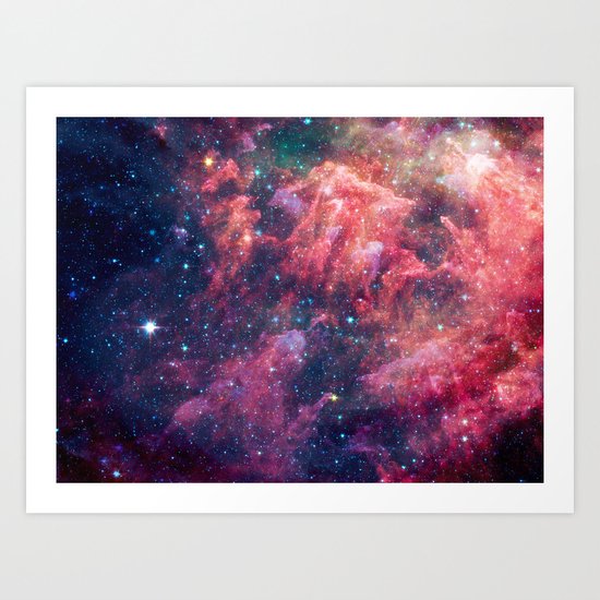Space Nebula Art Print