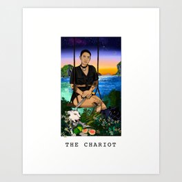 Ancestral Tarot - The Chariot Art Print