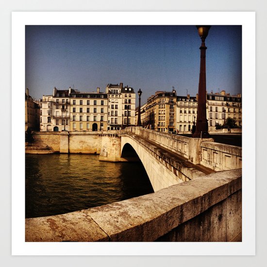 Bridges of Paris - Ile Saint Louis Art Print