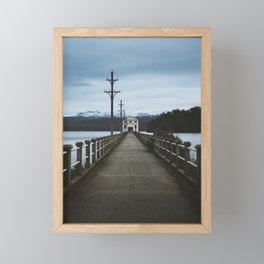 Pumphouse Point, Lake St Clair - Tasmania Framed Mini Art Print