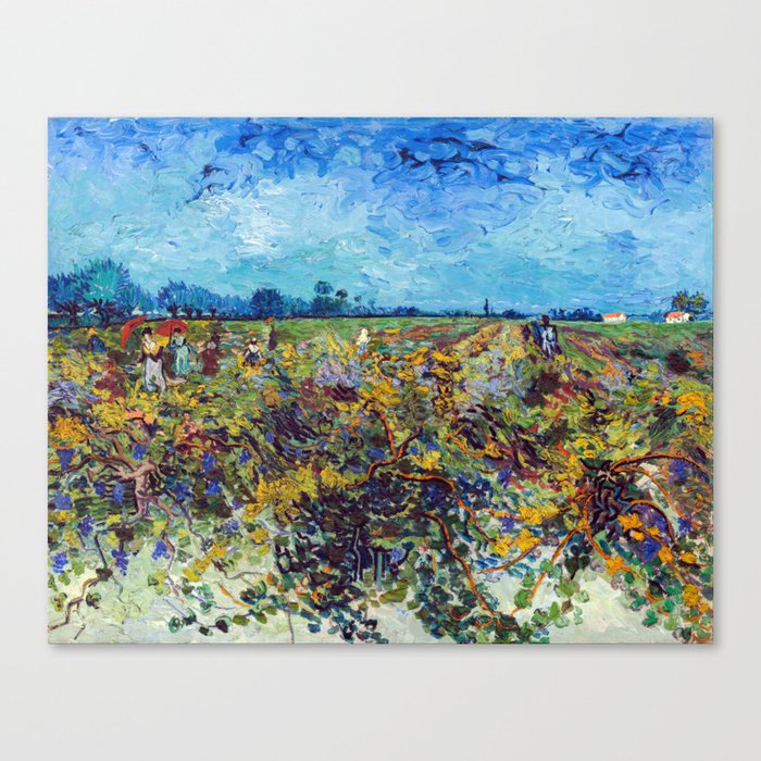 Vincent van Gogh - Green Vineyard Canvas Print