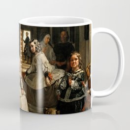 Las Meninas, The Family of Philip IV, 1656 by Diego Velazquez Coffee Mug | Dog, Kingphilipiv, Queen, King, Dwarfs, Ladies, Bodyguard, Diegovelazquez, Princess, Maids 