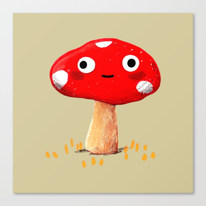 Wall-Eyed Mushroom Canvas Print