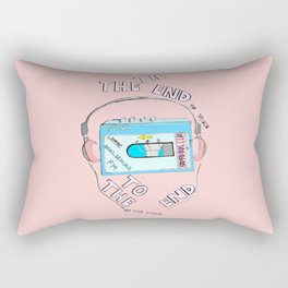 Music Til the End of Time , To the End of the Line Rectangular Pillow