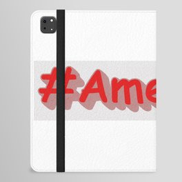"#American" Cute Design. Buy Now iPad Folio Case