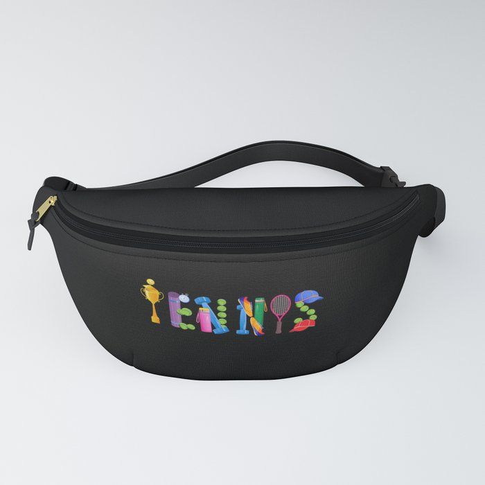Tennis Tennis Racket Tennis Player Fanny Pack