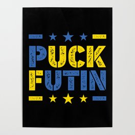 Puck Futin Fuck Putin Ukrainian War Poster