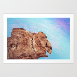 Calm Tree Art Print | Chillout, Chill, Water, Abstract, Mild, Digital, Calm, Zen, Earth, Natural 