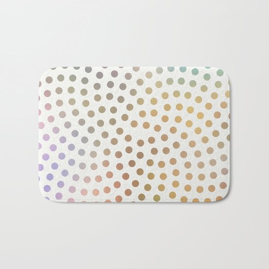 Spiral Dots Bath Mat