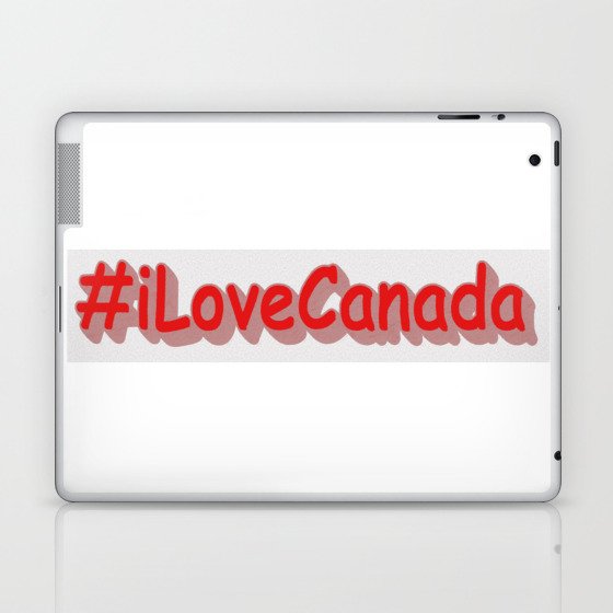  "#iLoveCanada" Cute Design. Buy Now Laptop & iPad Skin