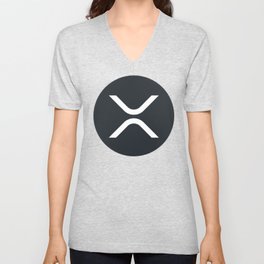 XRP Ripple Crypto Currency V Neck T Shirt