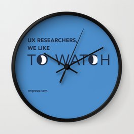 UX Researchers Wall Clock