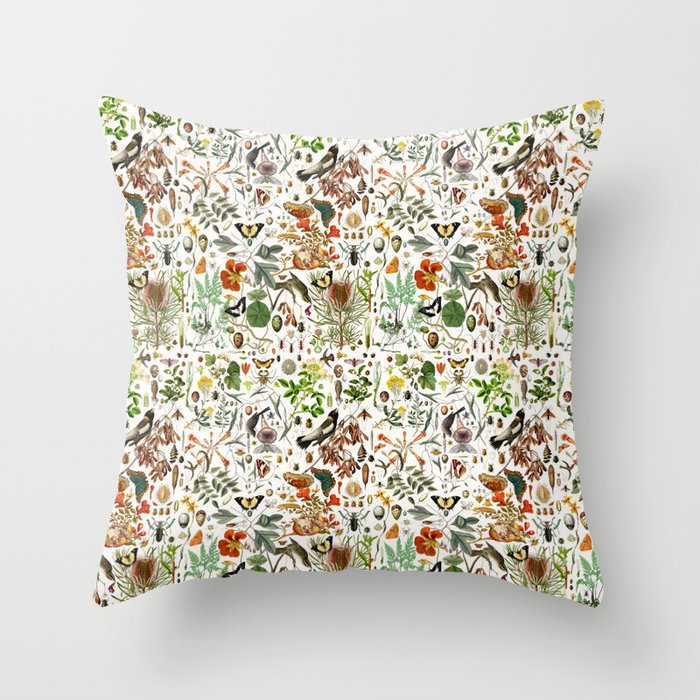 Biology one-o-one Throw Pillow
