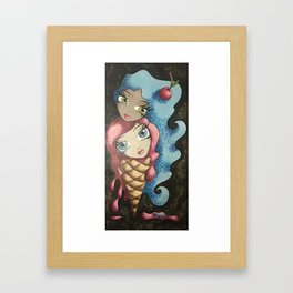 Ice Cream Totem Framed Art Print