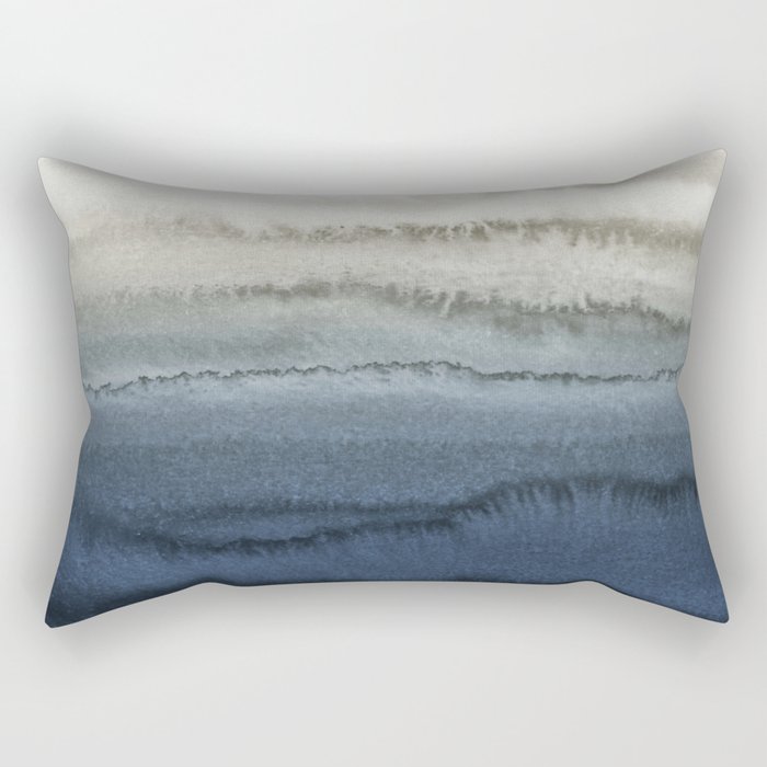 WITHIN THE TIDES - CRUSHING WAVES BLUE Rectangular Pillow