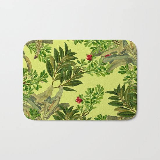 Leaves in Summer Bath Mat