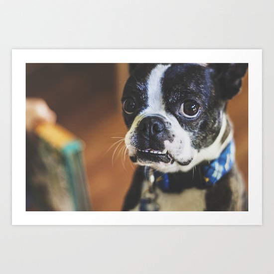 Grin Art Print