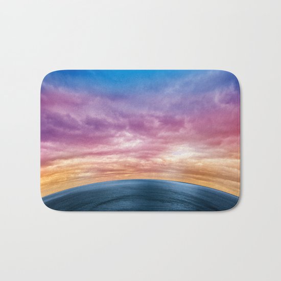 Rainbow Planet Bath Mat