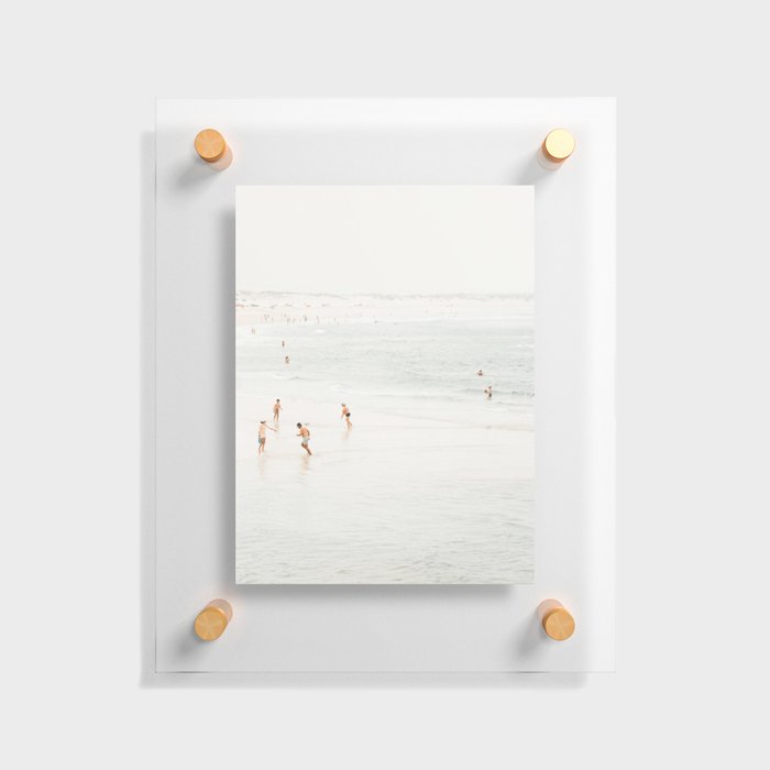 At the Beach fourteen  (part two of a diptych) - Minimal Beach and Ocean photography Floating Acrylic Print