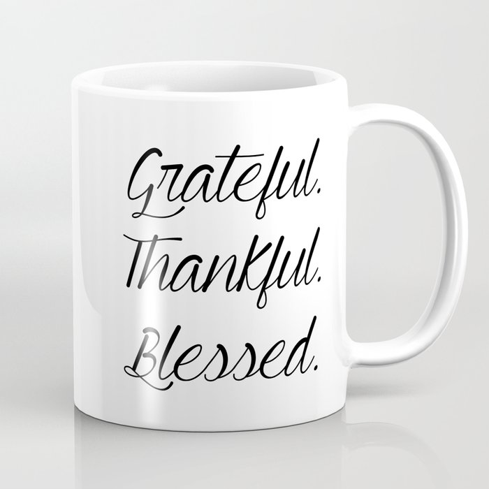 Tea Mugs Blessed Grateful Thanksgiving Mugs Gather Thankful Fall Themed Mugs Coffee Mugs